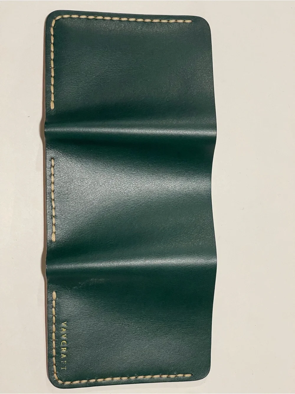 Vavcraft Green Leather Bi-Fold Men's Wallet